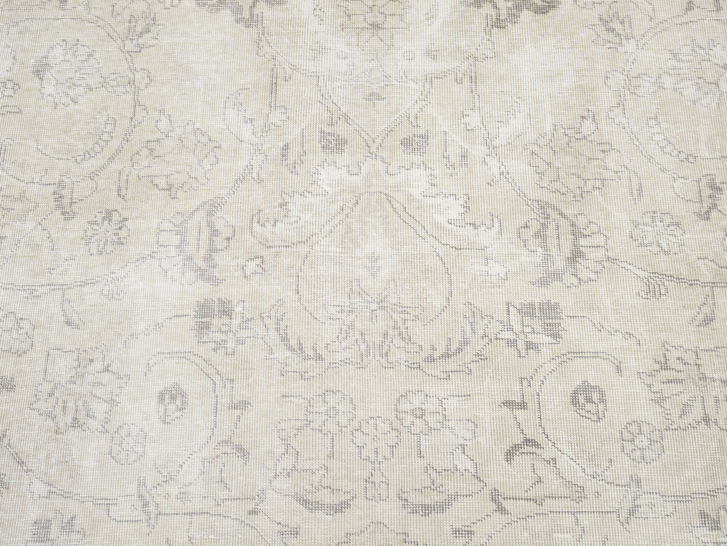 Floral Antique Medallion Oriental Rug Vintage