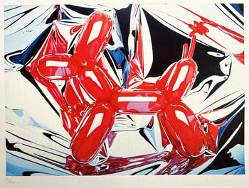 Jeff Koons Lithograph Mori Museum Coa Limited Edition Numbered 200Ex
