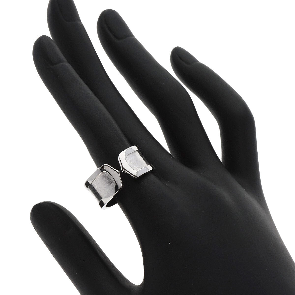 Cartier   Ring C2 Ring Lm # 57 K18 White Gold
