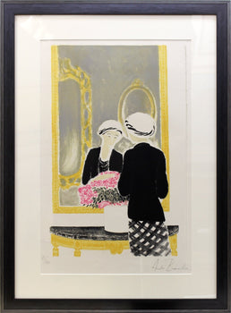 Andre Brasilier Original Lithograph - Beyond The Mirror Signed Framed Ed150