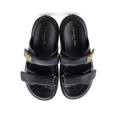 Christian Dior Women'S Dioract Slide Sandals Leather