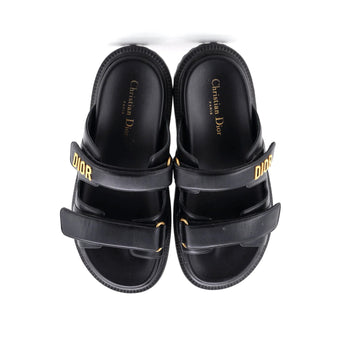 Christian Dior Women'S Dioract Slide Sandals Leather