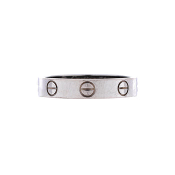 Cartier Love Wedding Band Ring 18K White Gold
