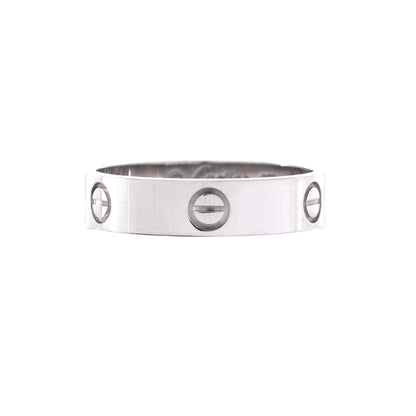 Cartier Love Band Ring 18K White Gold