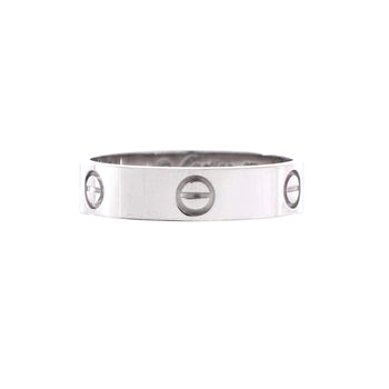 Cartier Love Band Ring 18K White Gold