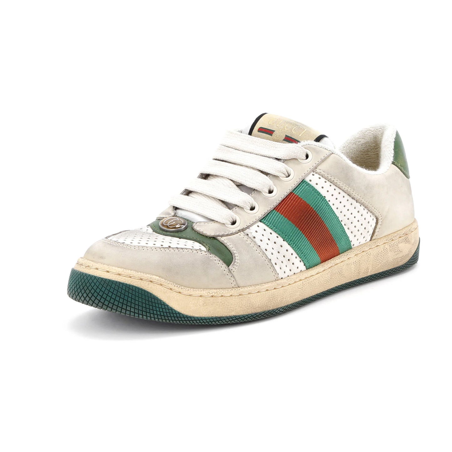 Gucci Screener Sneakers Fabric And Leather