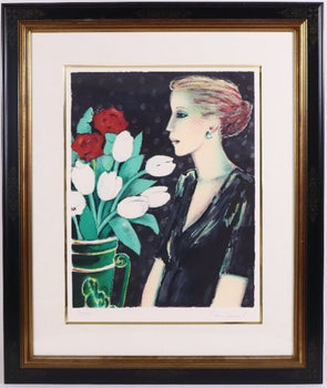 Jean-Pierre Cassigneul Lithograph 'Tulips And