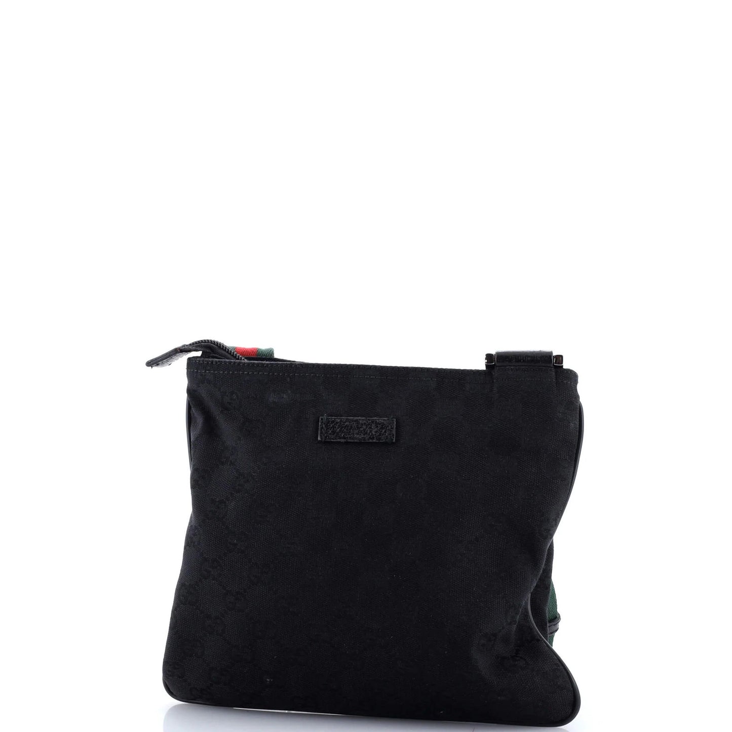 Gucci Web Strap Messenger Bag Gg Canvas Small