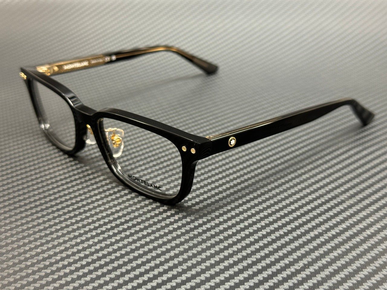 MONT BLANC MB0379OJ 001 Black Men's 53 mm Medium Eyeglasses