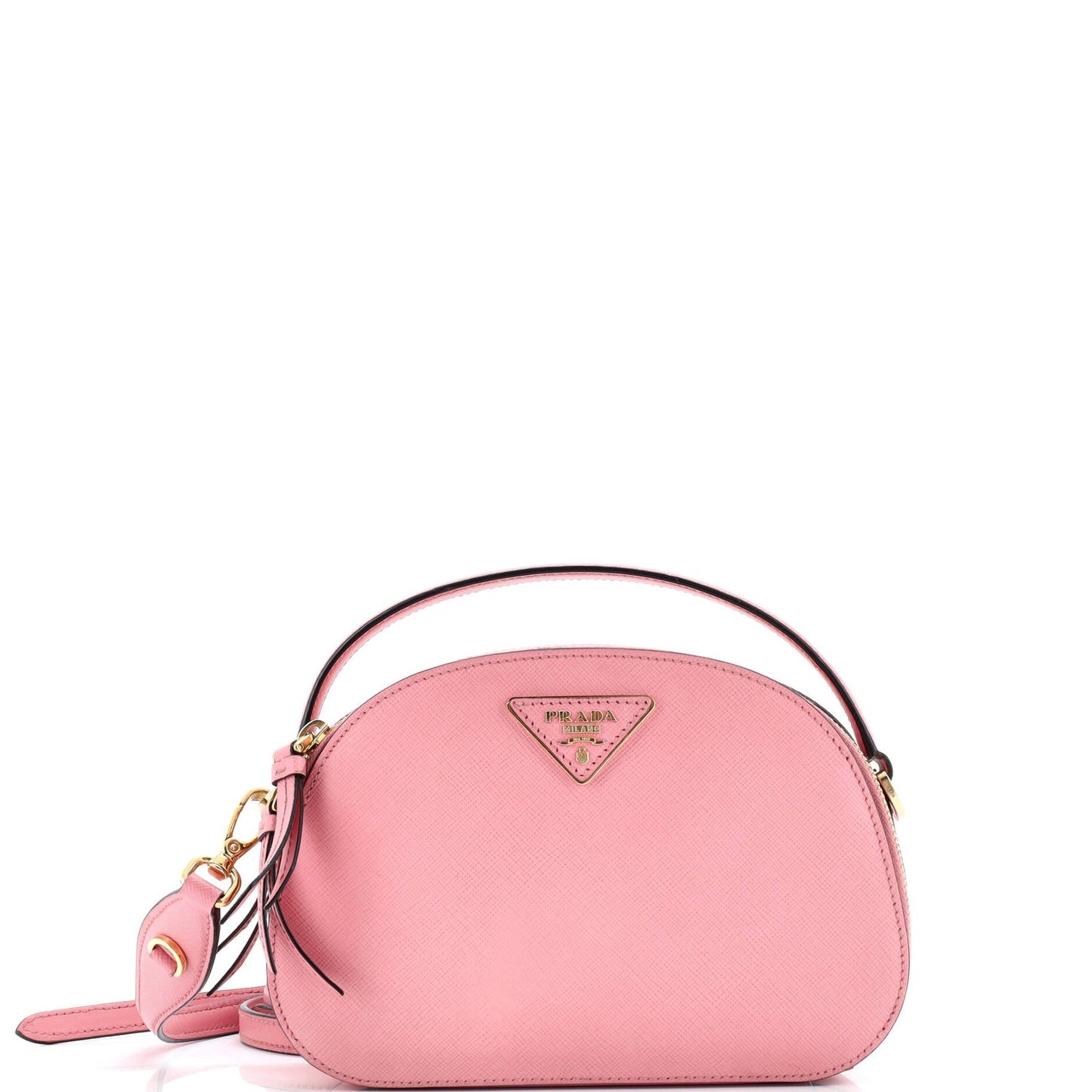 Prada Odette Top Handle Bag Saffiano Leather Small