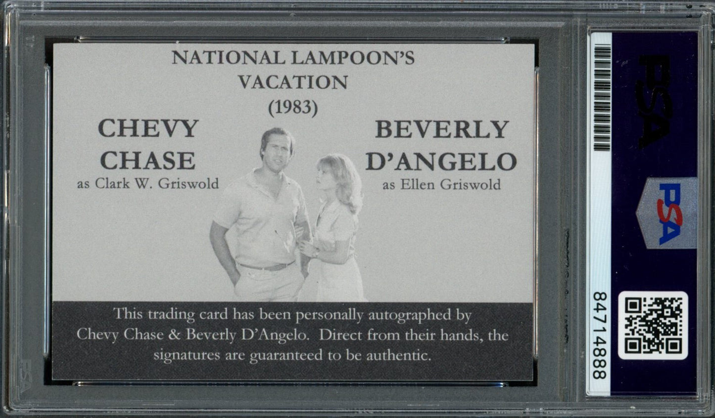 Chevy Chase/Beverly D'Angelo Dual-Signed Trading