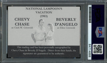 Chevy Chase/Beverly D'Angelo Dual-Signed Trading
