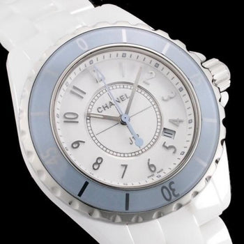 Chanel J12 33Mm Soft Blue 1200 / Ltd H4340 New Buckle
