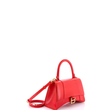 Balenciaga Hourglass Top Handle Bag Leather Small