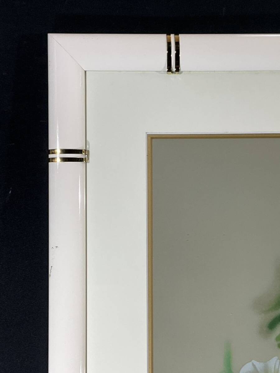 David Lee (Li Tian Wen) Lithograph "White Flowers" Signed, Numbered Framed