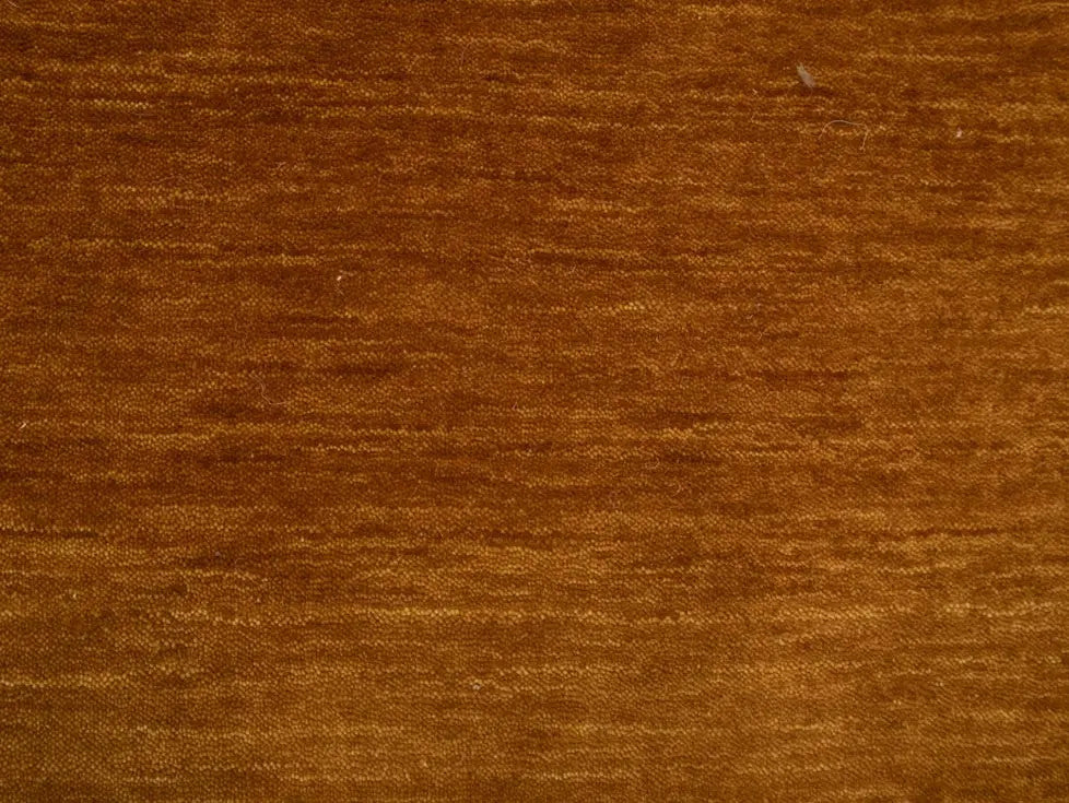 Carpet Orange Solid and-Loomed 6X6 Gabbeh Wool Square Rug Oriental Home Decor