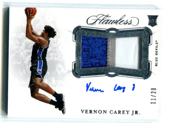 2020 Panini Flawless Collegiate #106 Vernon Carey Jr. 11/20 Card