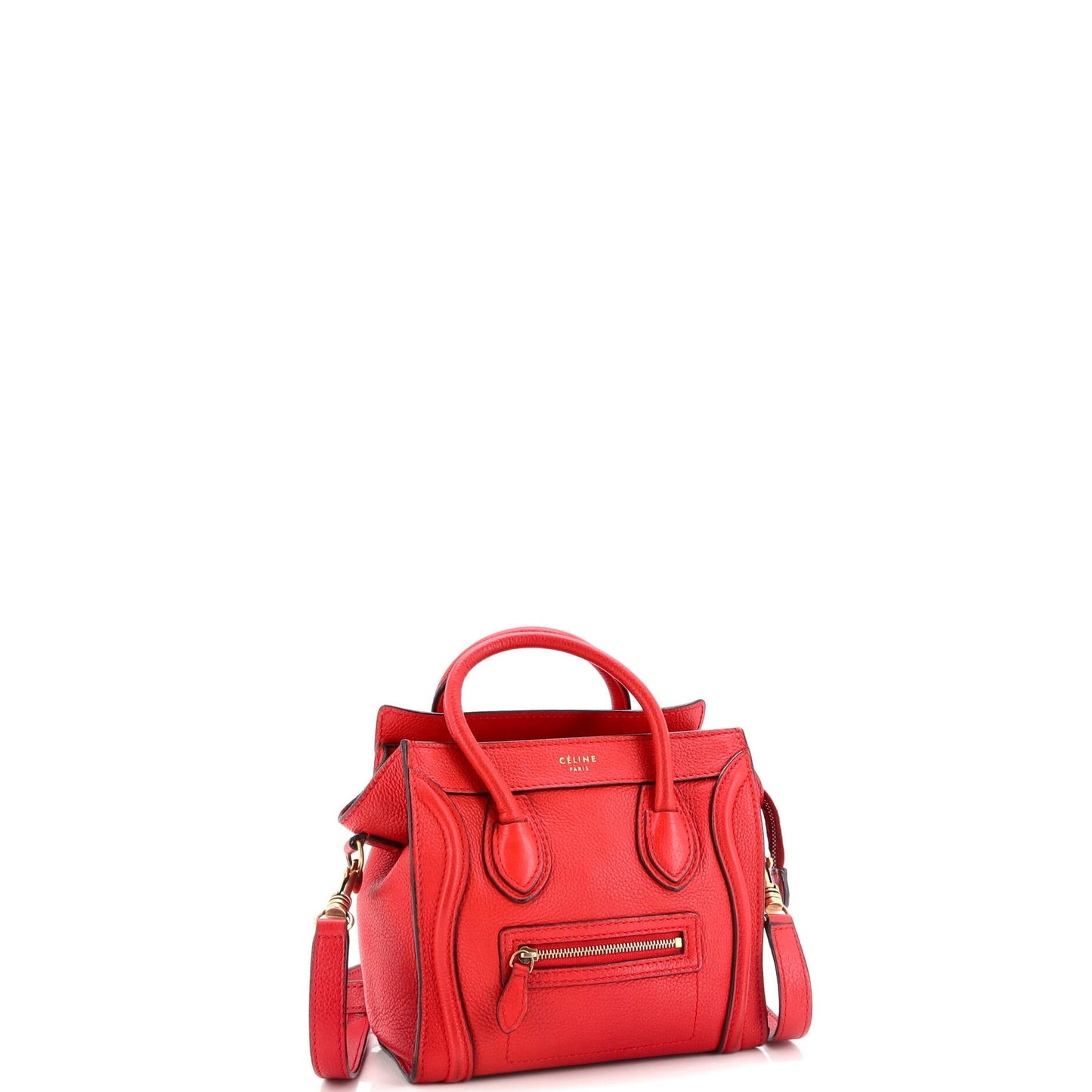 Celine Luggage Bag Grainy Leather Nano