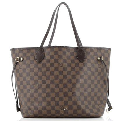Louis Vuitton Neverfull Nm Tote Damier Mm