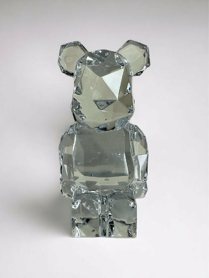 Medicom Be@Rbrick Baccarat Fragment Design Polygon Crystal Glass Figurine