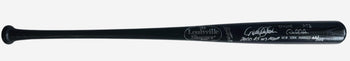 Derek Jeter Autographed Louisville Slugger P72 Black Bat 62/102 (Jsa)
