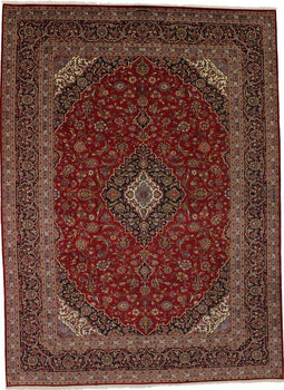 Vintage Traditional Signed Oriental Rug Handmade