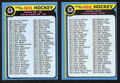 1979-80 O-Pee-Chee Opc Hockey Cards Complete Set