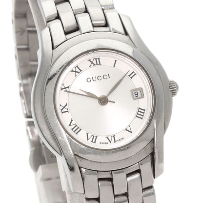 Gucci Round Face Watches 5500L Stainless Steel/Stainless Steel Ladies