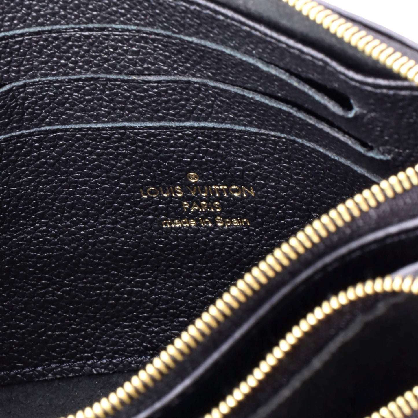 Louis Vuitton Double Zip Pochette Bicolor Monogram Empreinte Giant