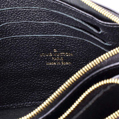 Louis Vuitton Double Zip Pochette Bicolor Monogram Empreinte Giant