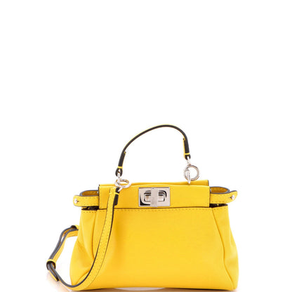 Fendi Peekaboo Bag Leather Micro
