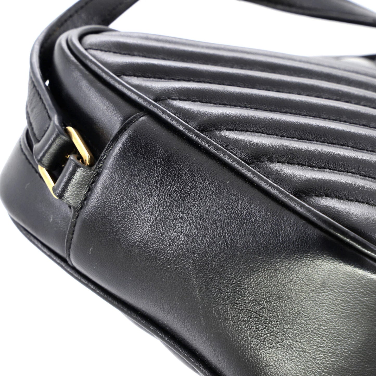 Saint Laurent Lou Camera Bag Matelasse Chevron Leather Small