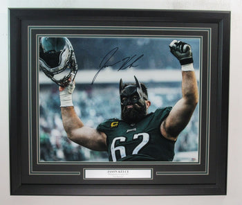 Jason Kelce Signed/Auto 16X20 Photo Framed