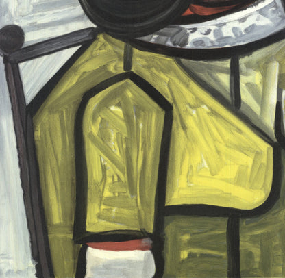 Pablo Picasso Portrait De Femme Au Chapeau Et A La Robe Verte Et Jaune 29.25" X