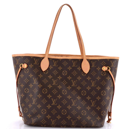 Louis Vuitton Neverfull Nm Tote Monogram Canvas Mm