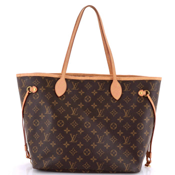 Louis Vuitton Neverfull Nm Tote Monogram Canvas Mm