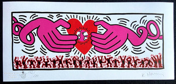 Keith Haring Lithograph Coa
