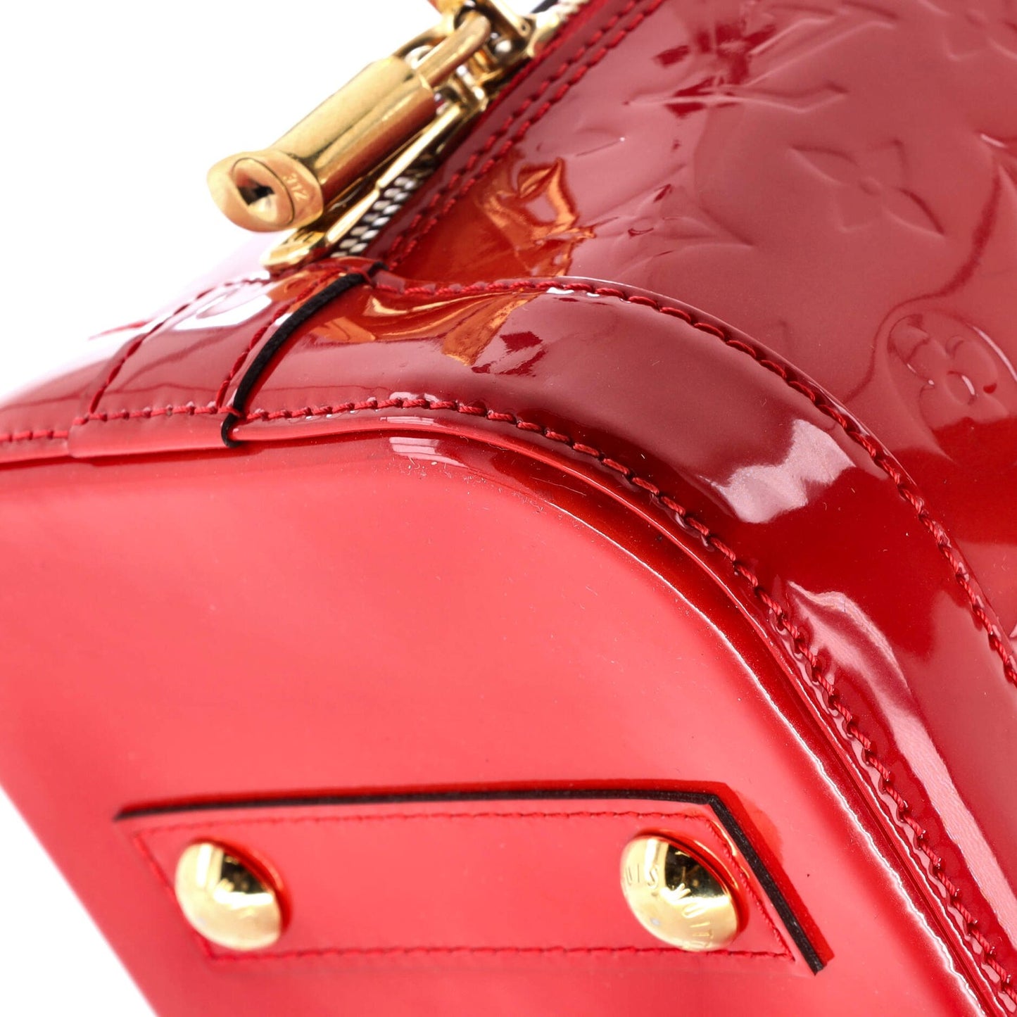 Louis Vuitton Alma Handbag Monogram Vernis Pm