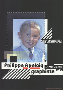 Philippe Apeloig Expo 91- Galerie Impressions 