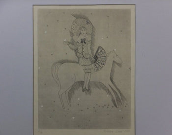 Kate?Ina ?Ern (Czech) Signed Etching 