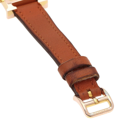 Hermes H Watch Mini Watches Hh1.101 Pgp/Leather