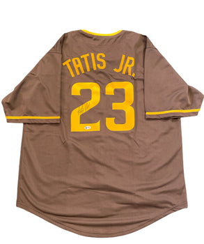 Fernando Tatis Jr. Autographed San Diego Padres Custom Jersey (Bvg)