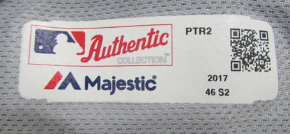 Jeff Livesey 75 Pirates 2017 Game Used/Worn Grey Jersey Mlb Holo 139542