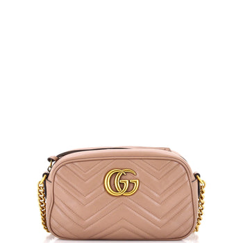 Gucci Gg Marmont Shoulder Bag Matelasse Leather Small