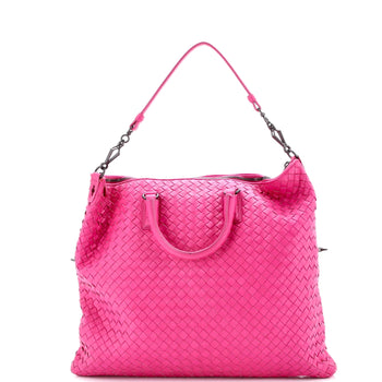 Bottega Veneta Convertible Satchel Intrecciato Nappa Medium