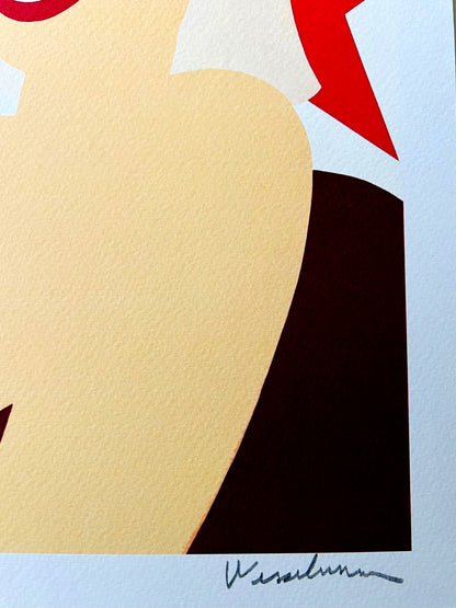 Tom Wesselmann Lithograph Signed COA Numbered in Pencil Crayon