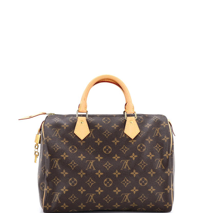 Louis Vuitton Speedy Handbag Monogram Canvas 30