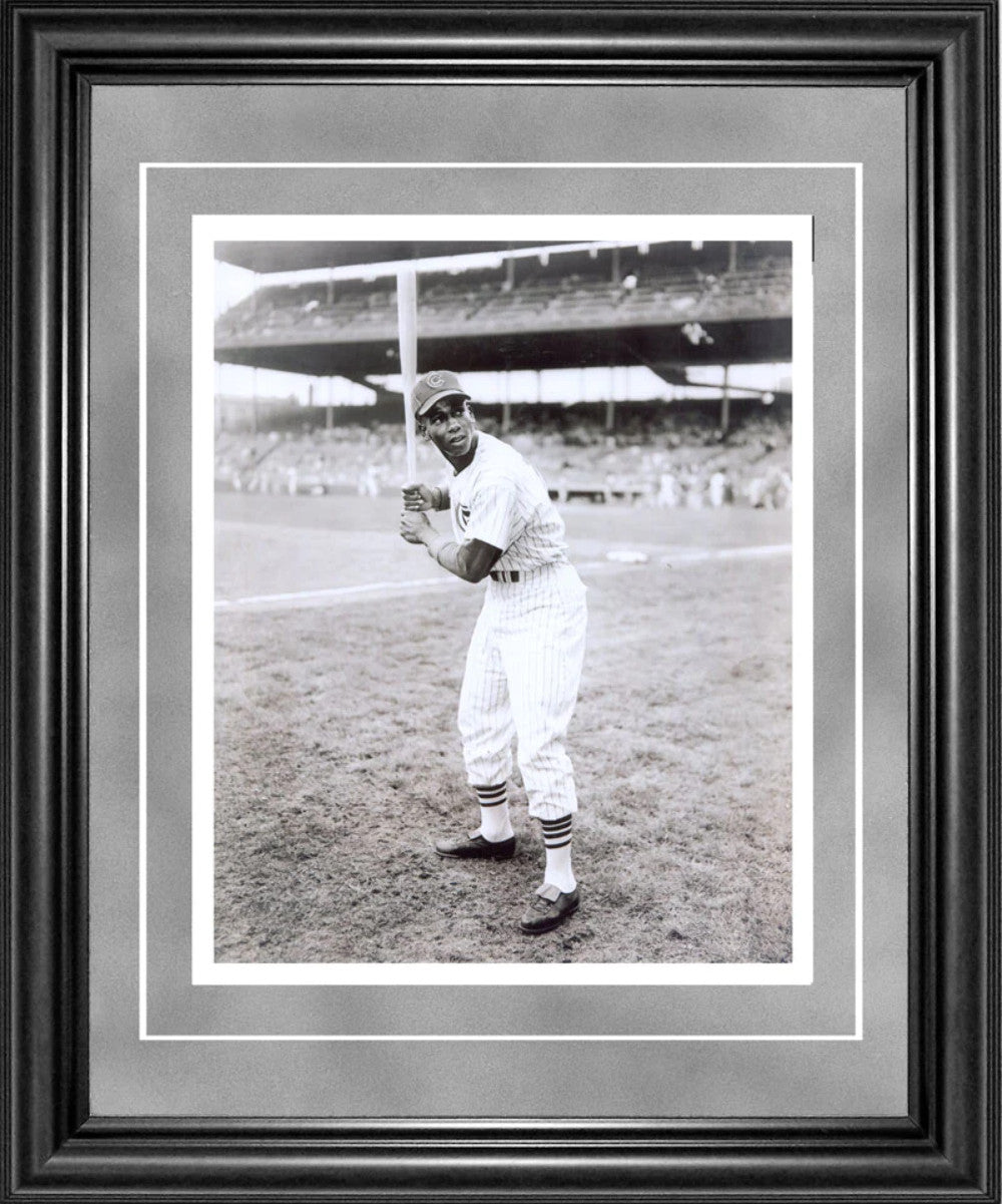Ernie Banks Framed 8X10 Photo