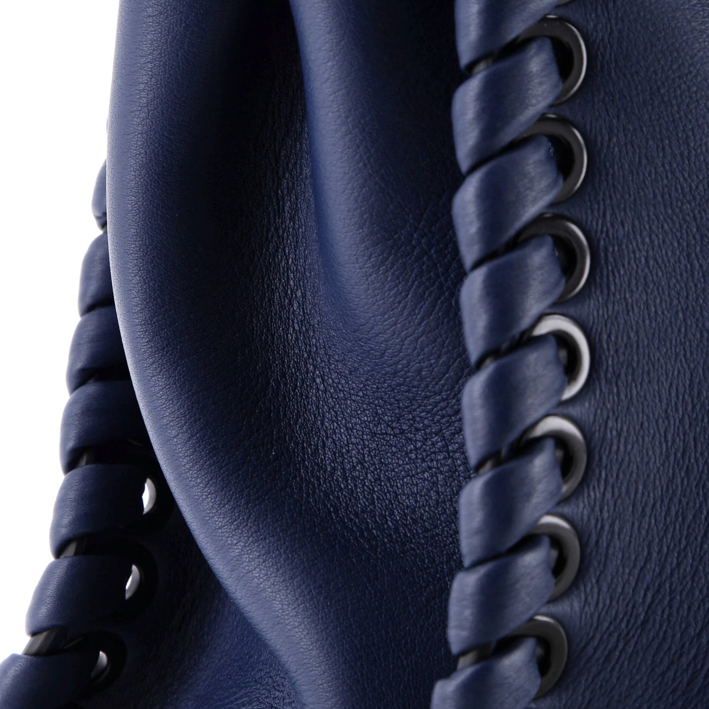 Fendi Peekaboo Bag Whipstitch Leather Regular