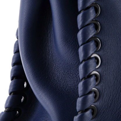 Fendi Peekaboo Bag Whipstitch Leather Regular